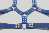 Men's Genuine Leather Chest Harness with O-Rings, Leather Harness, Leather Chest Harness, Leather Bondage Harness