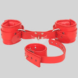 Leather Wrist to Ball Cuffs | BDSM Cuffs